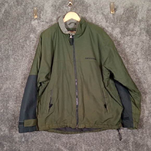 Abercrombie & Fitch Other - Abercrombie & Fitch Vintage Mens Jacket Full Zip Fleece Lined Coat Size Large